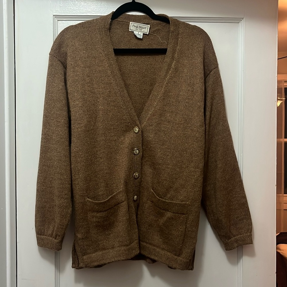 Paul Stuart 100%Alpaca cardigan